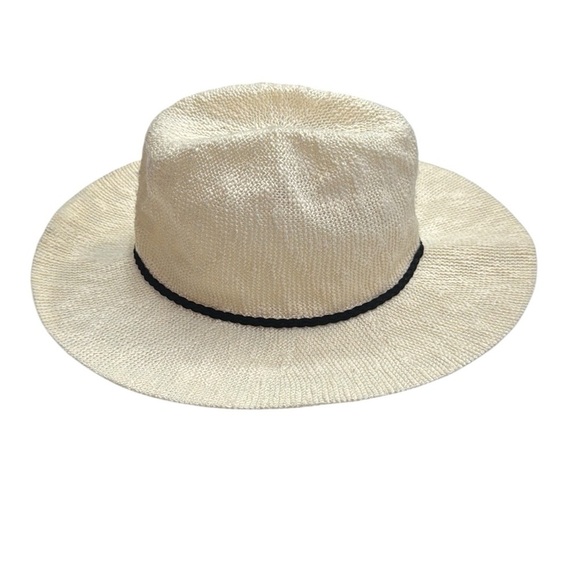 RACHEL ZOE. Black and Cream Hat Elegant Accessory - Picture 12 of 13